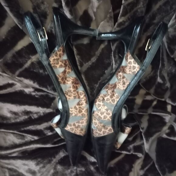 🆕👠J Renee Leopard Print Slingbacks - Picture 12 of 12